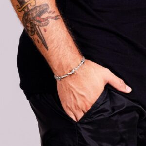 Bracelete Arame Farpado